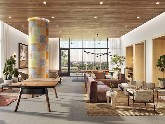 Resident club room