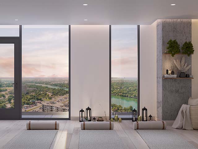Yoga and stretch studio